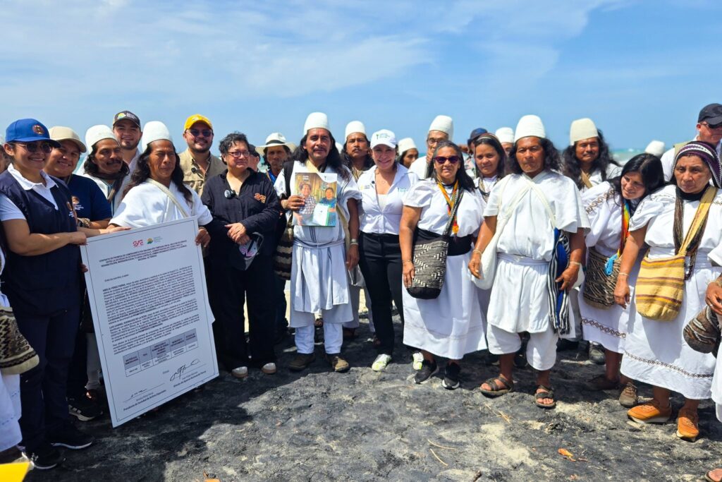 SAE y ANT restituyen 227 hectáreas de “Los Acantilados” al pueblo Arhuaco.
