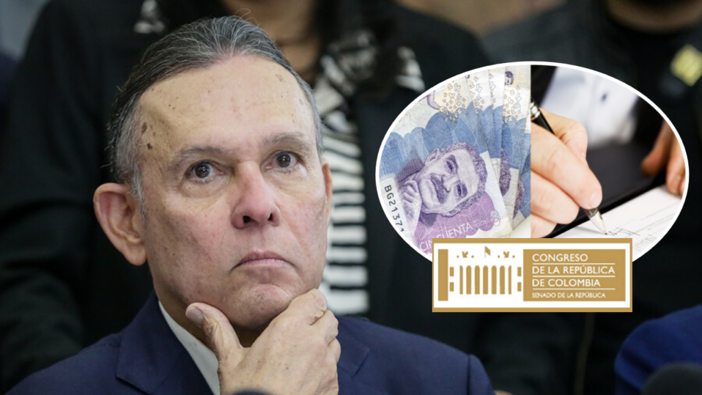 Efraín Cepeda cerró su presidencia en el Senado con más de $300 mil millones en contratos.