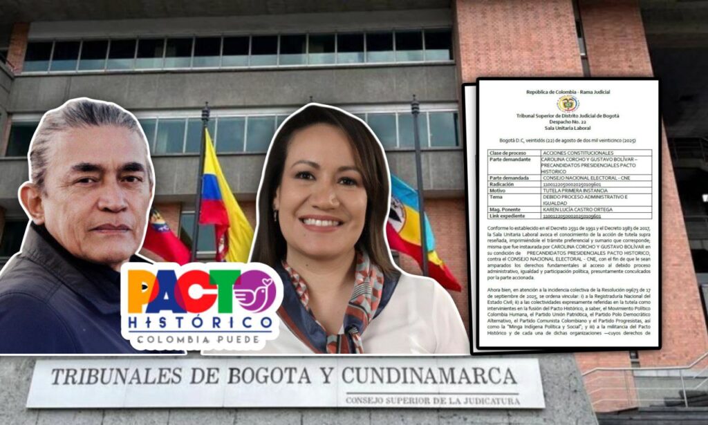 Pacto Histórico podrá hacer consulta interna e inscribir listas tras fallo del Tribunal Superior de Bogotá.