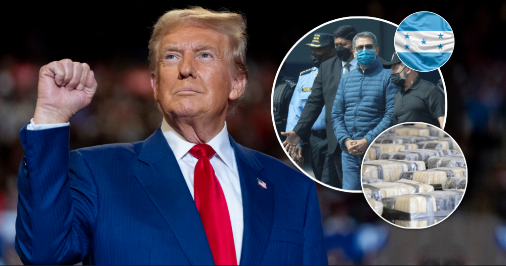 Trump indulta al narcotráficante hondureño Juan Orlando Hernández.