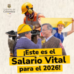 El salario mínimo será de 2 millones de pesos para 2026.