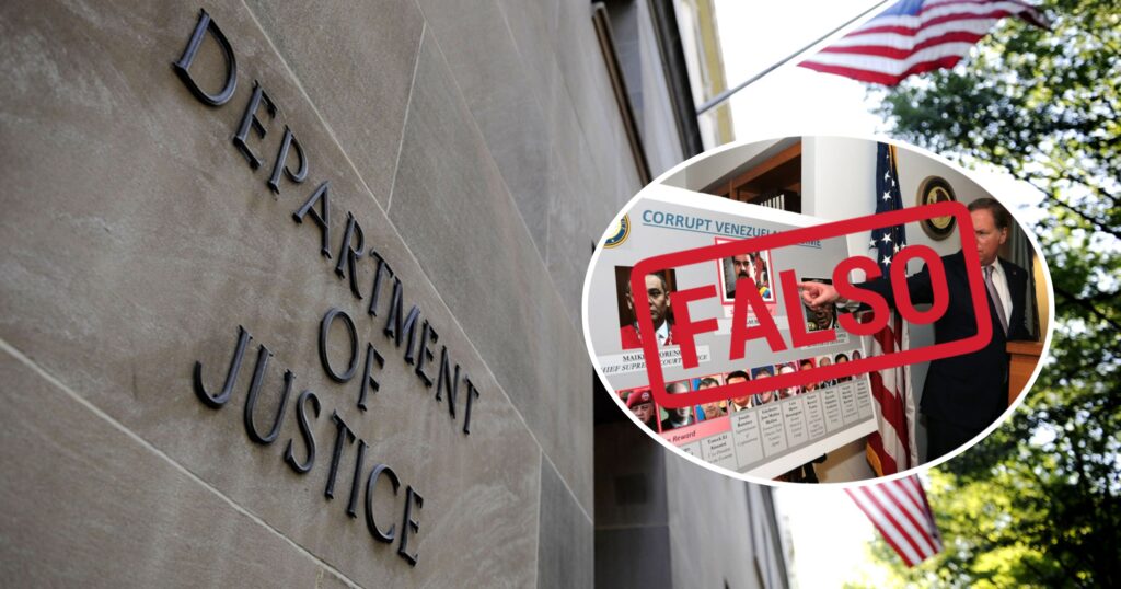 Departamento de Justicia de EE.UU. admite que el “Cártel de los Soles” no existe como organización.