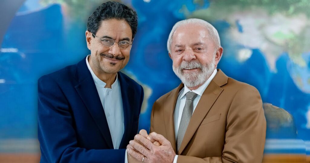 Iván Cepeda cierra gira en Brasil de cara a la primera vuelta presidencial.